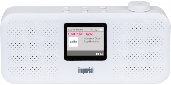 Dabman 16 Kofferradio mit DAB/DAB+ weiß