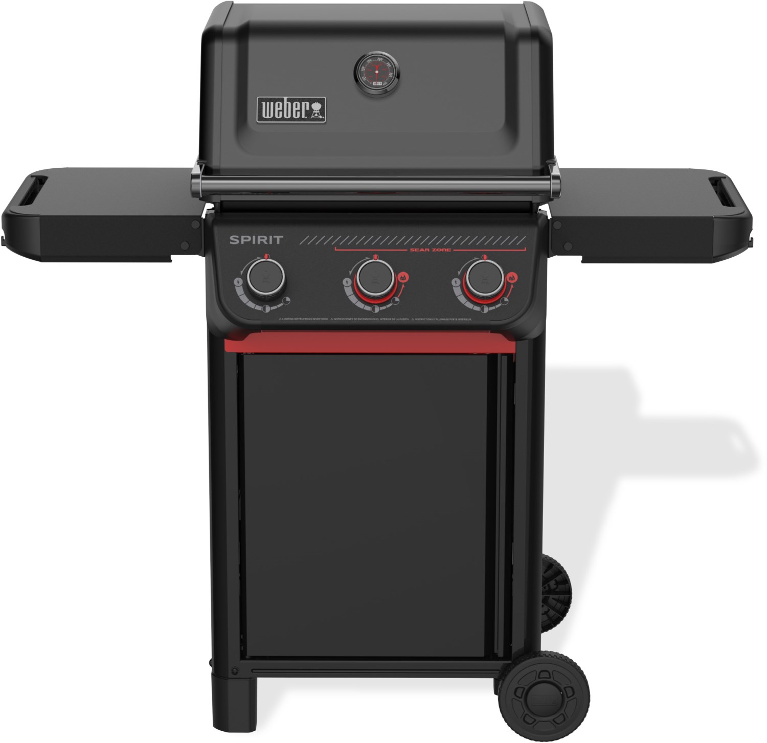 Spirit E-325 Stealth Edition Gasgrill schwarz