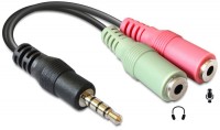 Klinke 3,5mm Bu. > 2x Stecker