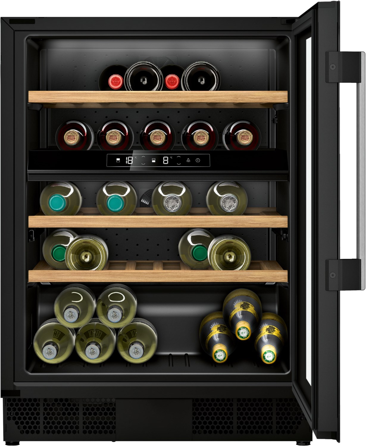 KU9213HG0 Unterbau-Weintemperierschrank schwarz