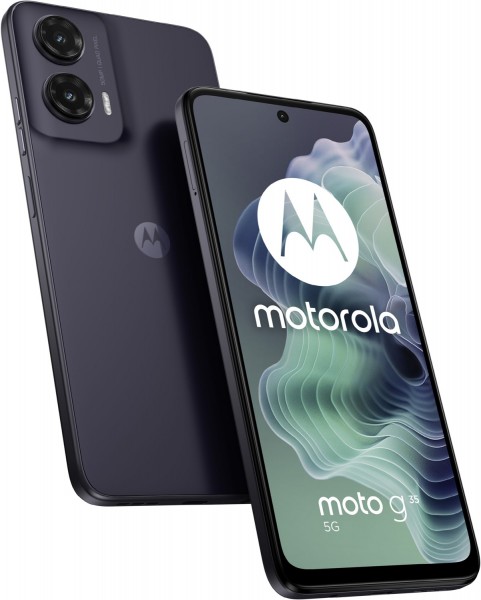 moto g35 5G Smartphone midnight black, 128 GB Speicher, 4 GB RAM, 50 MP Kamera, 6,72 Zoll Display, 48,45 Std. Akku, Android