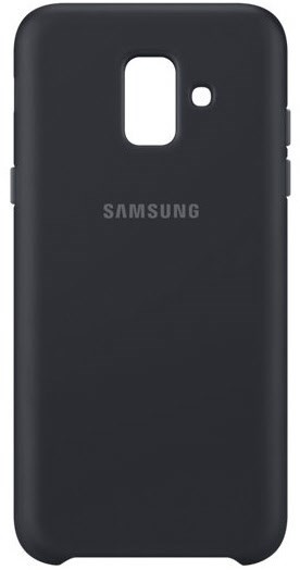 Dual Layer Cover für Galaxy A6 (2018) schwarz