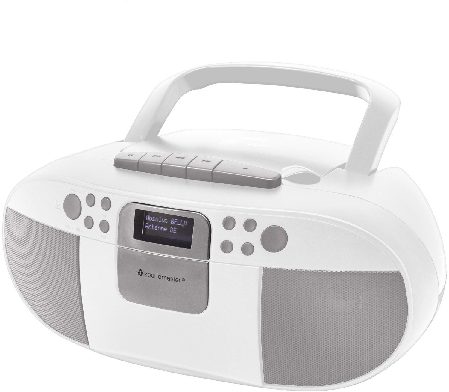 SCD7800WE CD/Radio-System weiss