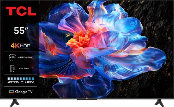55P6K 139 cm (55") LCD-TV mit LED-Technik, Smart-TV, HDR-Wiedergabe, DVB-T2/DVB-C/DVB-S2, Sprachsteuerung