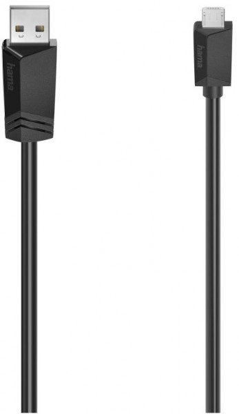 Hama Micro-USB 2.0 Kabel (0,75m) schwarz | EURONICS