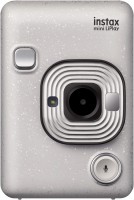 Instax mini LiPlay Hybrid-Sofortbildkamera stone white