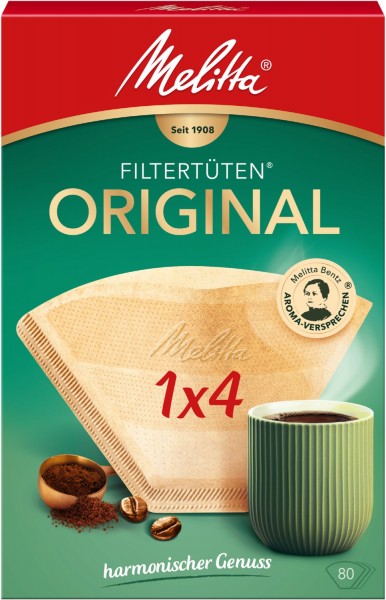 Filtertüten 1x4/80 Aroma naturbraun