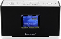 UR240SW Uhrenradio silber/schwarz