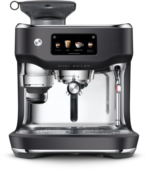 the Oracle Dual Boiler Siebträgermaschine black truffle, Trinkschokolade/Latte Macchiato/Cappuccino, 2,3 l