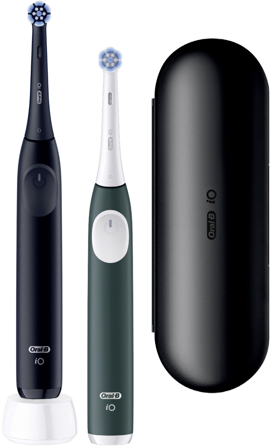 Oral-B iO 2 Schwarz und Grün Doppelpack
