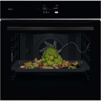 TE8PB73FAB Einbaubackofen schwarz, 71 l, Pizza-Stufe, Dörren, schnelles Vorheizen, Heißluftgrill, Hefeteig-Gärstufe, Brotback-Stufe
