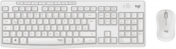 MK295 (DE) Kabelloses Tastatur-Set grauweiß