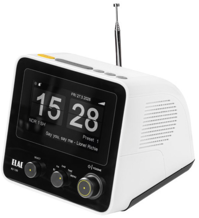 RD 100 DAB/DAB+ Uhrenradio rot