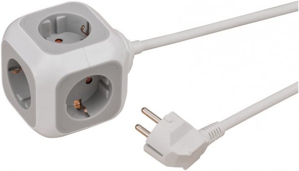 ALEA-Power Steckdosenblock (1,4m) grau