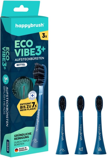ECO VIBE 3+ Aufsteckbürsten Ocean
