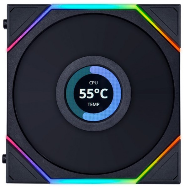 TL LCD (120mm) Lüfter schwarz