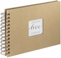 Spiral-Album Craft (24x17cm) 40 Kraftpapier-Seiten braun