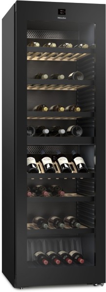 KWTS 4785 F Weintemperierschrank obsidianschwarz
