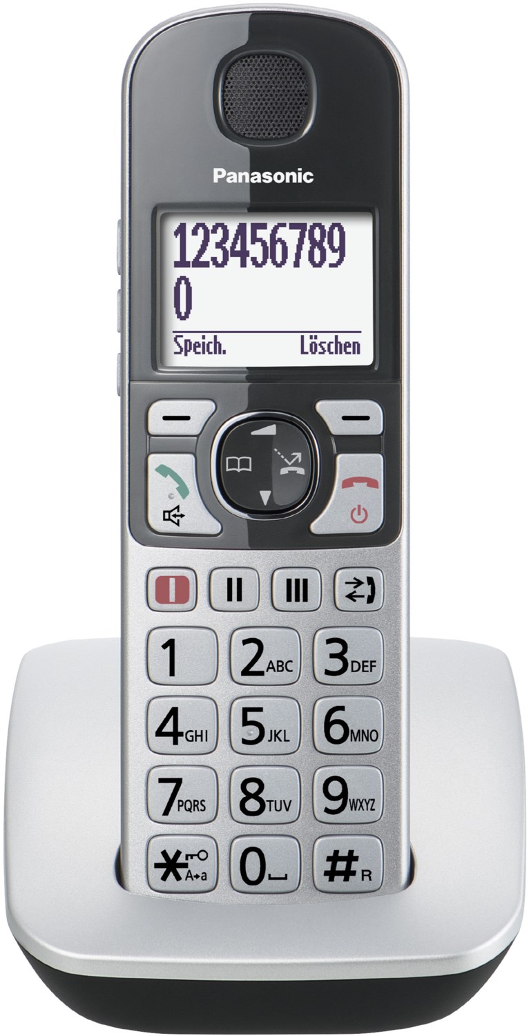 KX-TGE510GS Schnurlostelefon silber