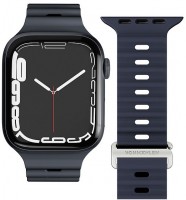 Watch Straps Wave 2 Armband für Apple Watch (42/44/45/49mm) navy