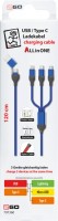 USB/C>C/Micro/Lightning AiO (1,2m) blau