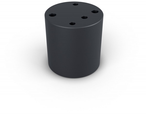 spacer table stand v Abstandhalter schwarz