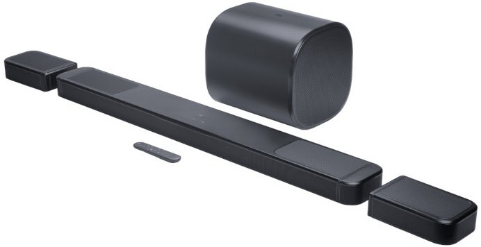 Image of Bar 1300 MK2 Soundbar + Subwoofer + Surround schwarz