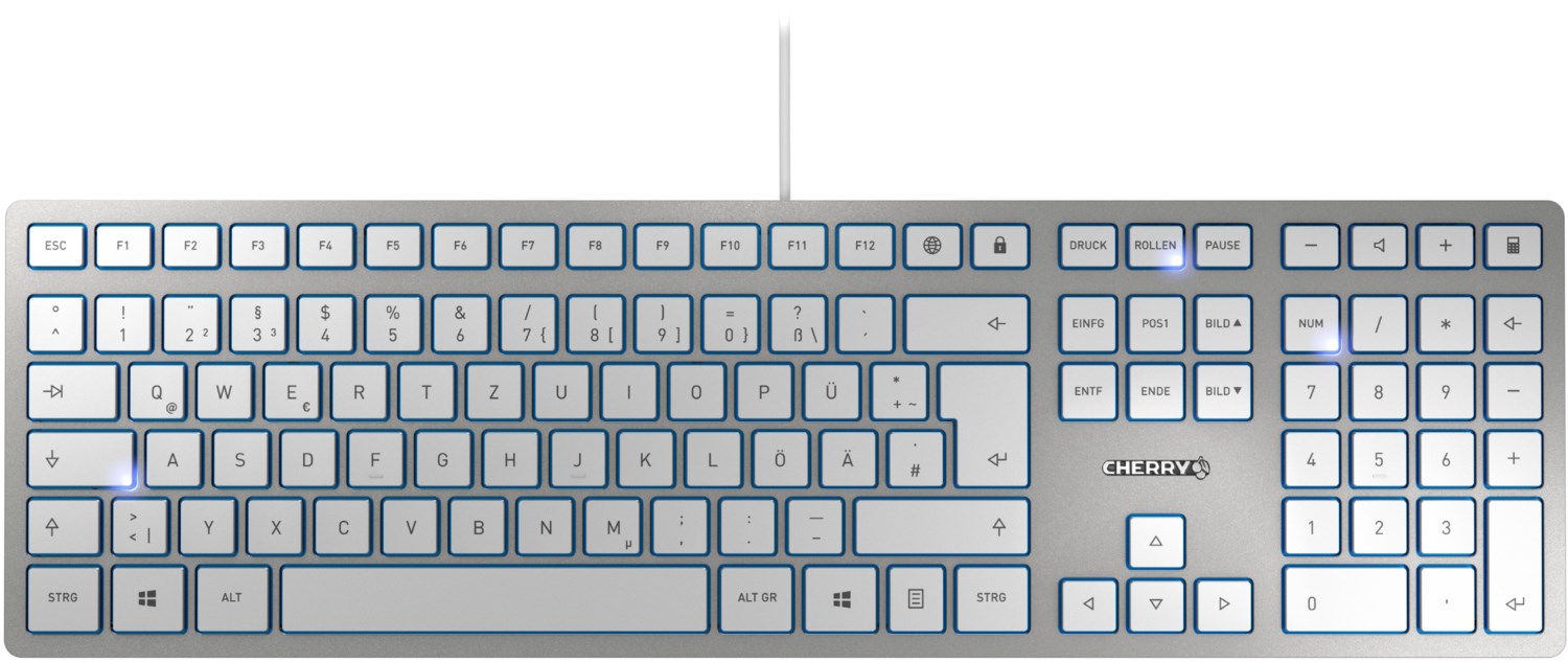 KC 6000 Slim Tastatur silber