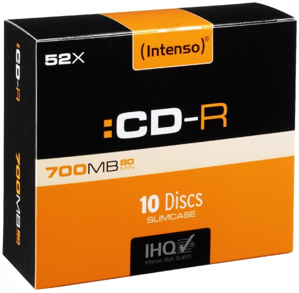 CD-R 700 MB 10 Slim Case