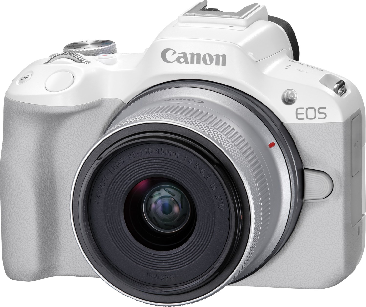 EOS R50 Kit (RF-S 18-45mm IS STM) Digitale Systemkamera weiß
