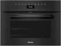 H 7440 B Kompakt-Backofen obsidianschwarz, 49 l, schnelles Vorheizen, Rückwand katalytisch beschichtet, 59,5 cm breit, A+