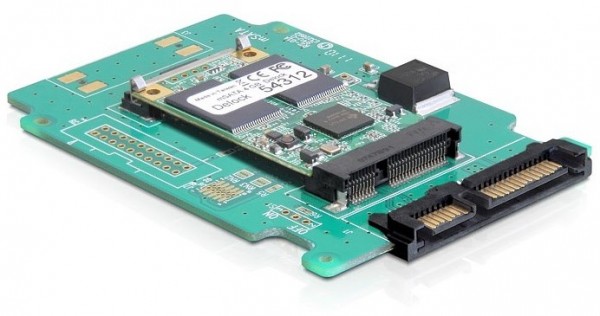 SATA 22pin > mSATA full size