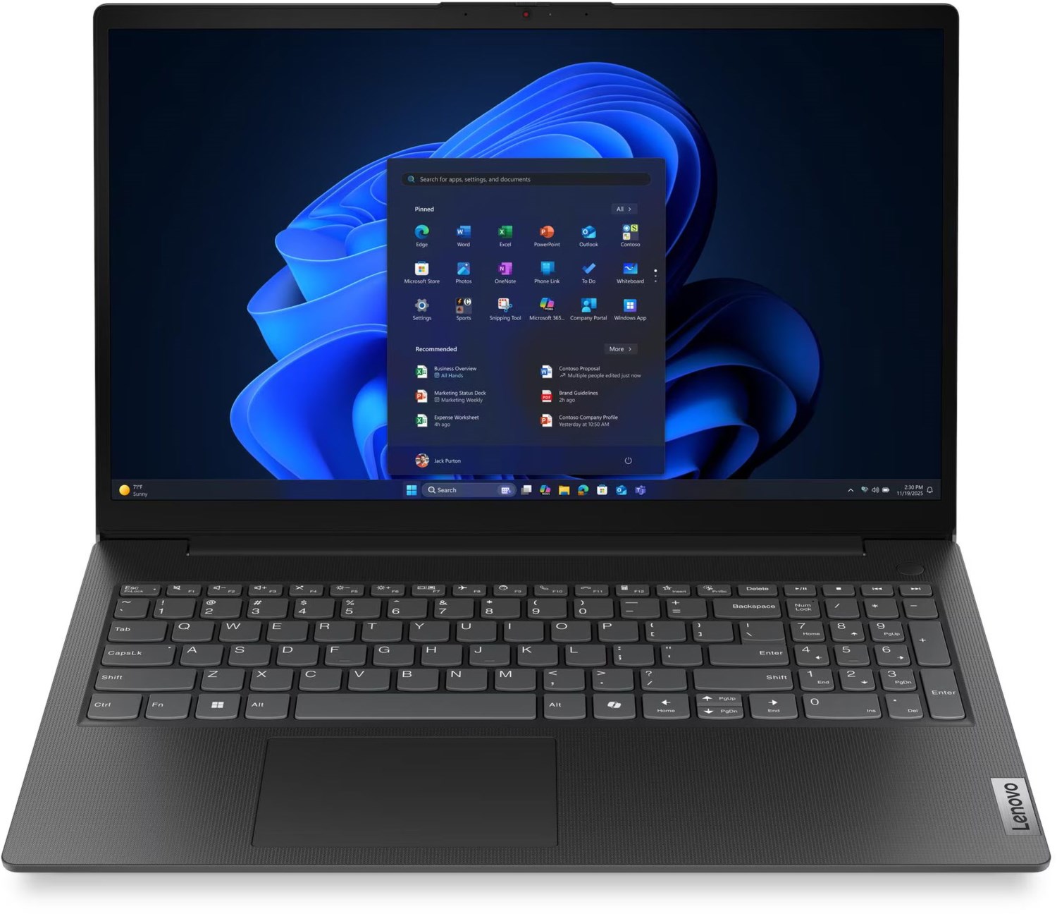 V15 G6 ITN (83M40018GE) 39,62 cm (15,6") Notebook business black, 16 GB RAM, 256 GB SSD, Windows 11, Full HD (1920x1080)