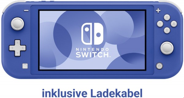 Switch Lite Konsole Bundle inkl. Animal Crossing: New Horizons blau
