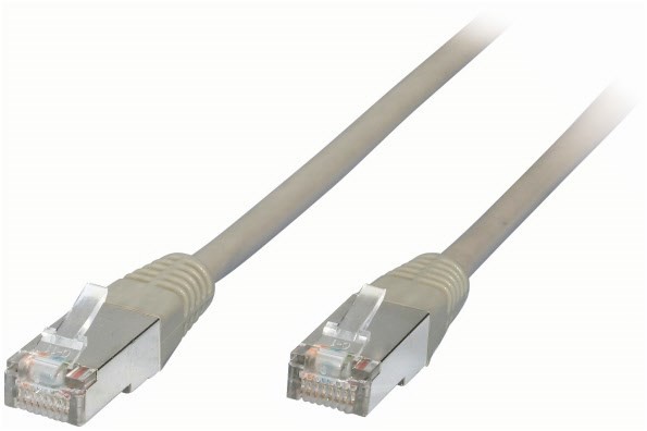 Patchkabel RJ45, CAT6 15m grau