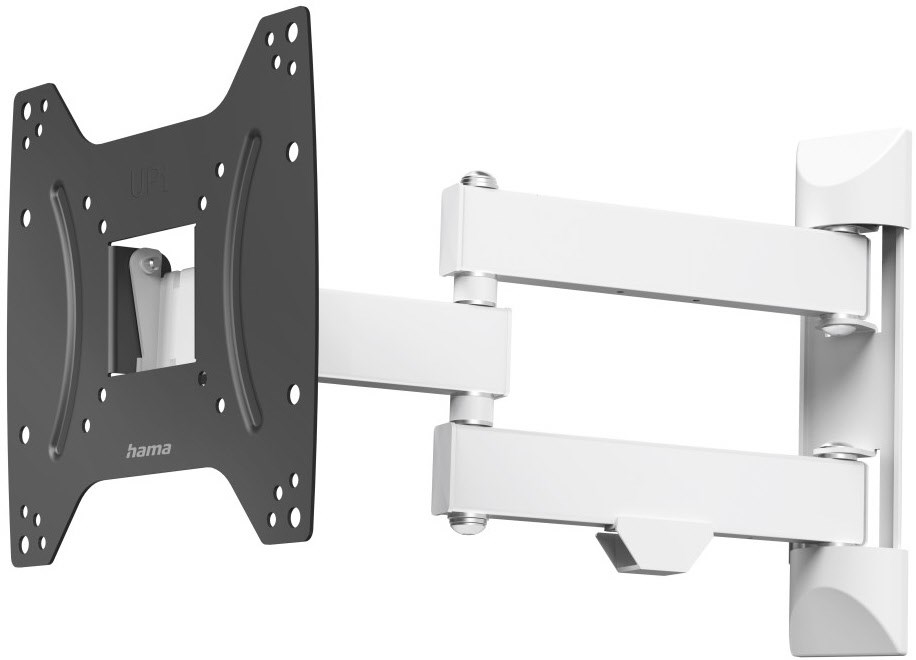 TV-Wandhalterung Fullmotion für 122 cm (48") schwarz/weiss