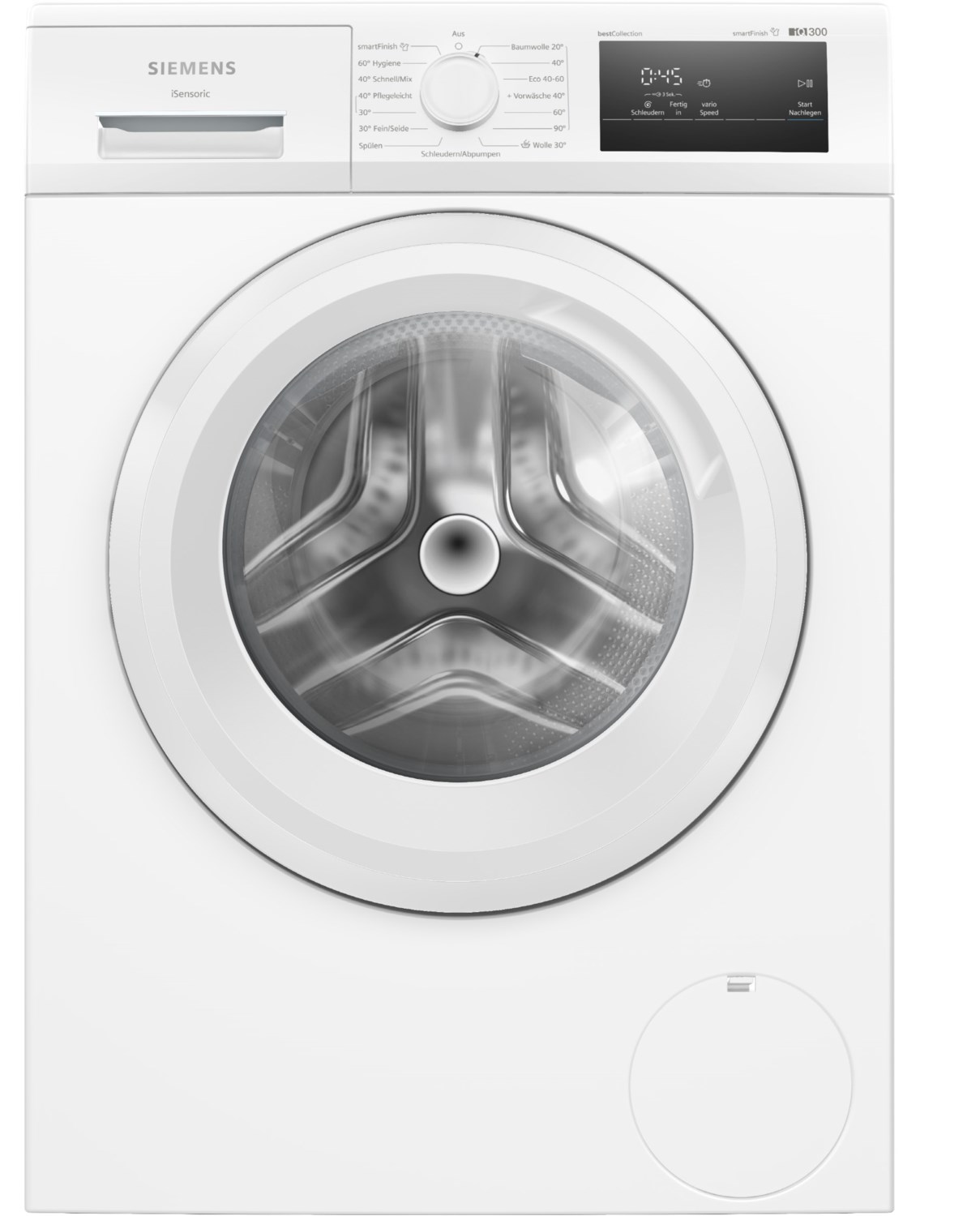 WM14N0H4 Stand-Waschmaschine-Frontlader weiß / A