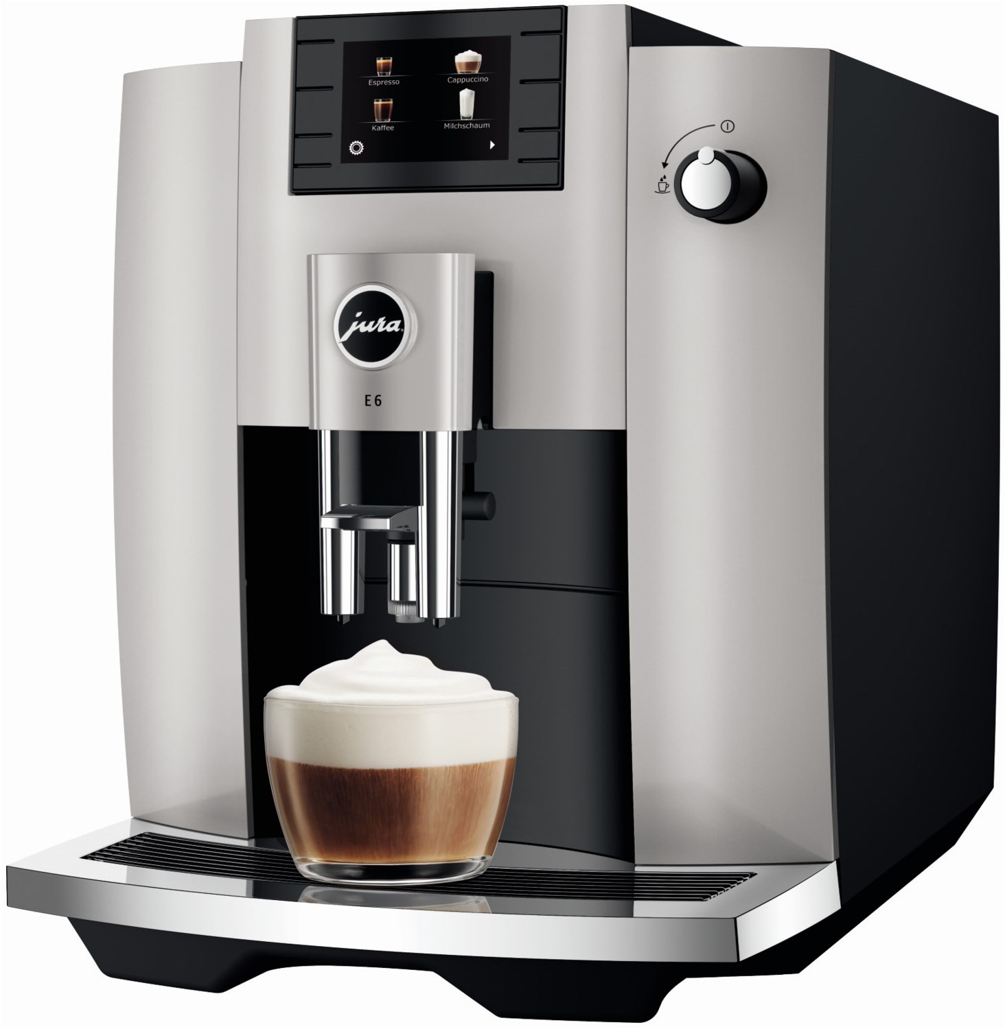 E6 Platin (ECS) Kaffee-Vollautomat platin