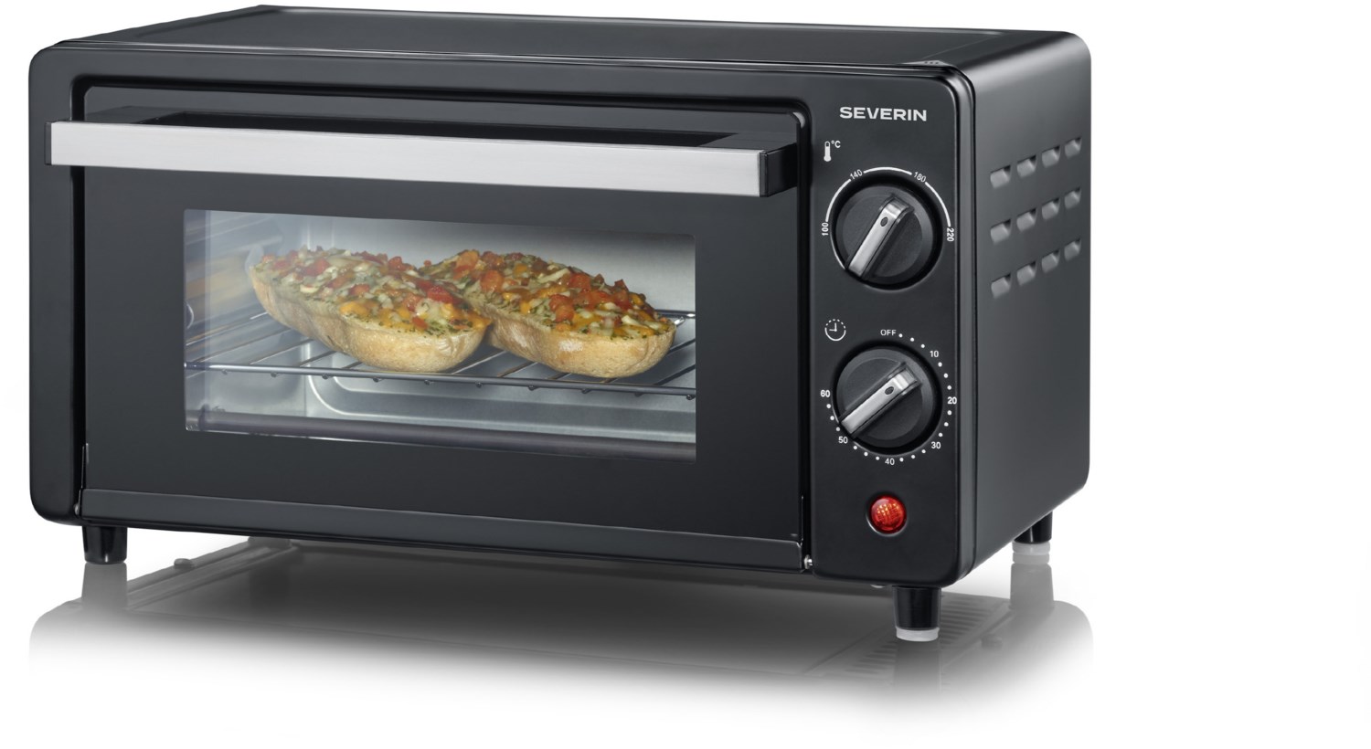 Image of TO 2062 Back- und Toastofen schwarz/silber