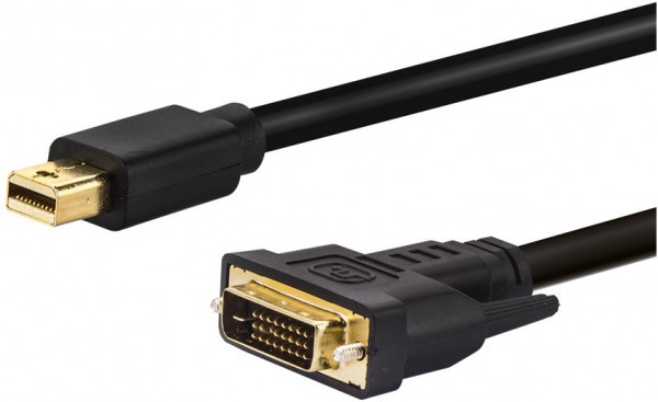 DP 26 Mini DP > DVI Kabel (1,5m)