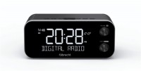 DR 455 DAB/DAB+ Uhrenradio schwarz