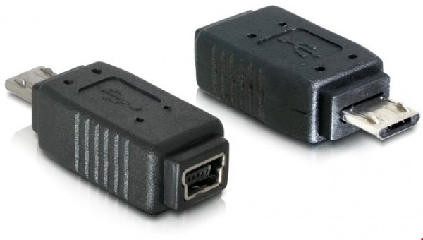 USB Micro-B St. > mini USB 5pin Bu.
