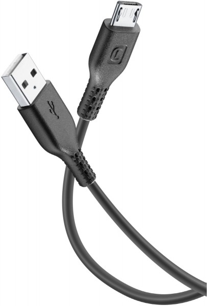 USB 2.0 Datenkabel Micro-USB (2m) schwarz