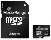 microSDHC (32GB) Speicherkarte mit Adapter schwarz