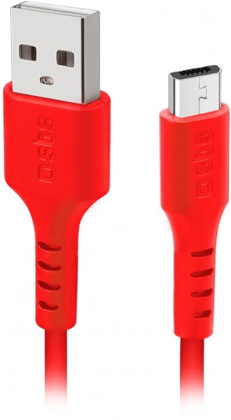 USB 2.0 > Micro-USB Kabel (1m) rot