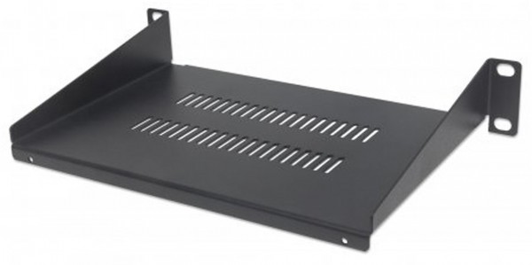 10" Fachboden 1HE (150mm) schwarz