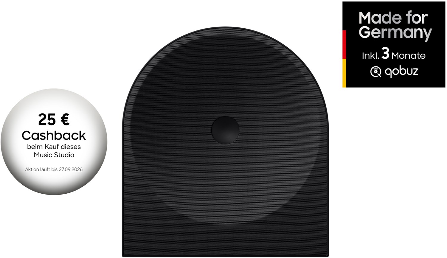 Music Studio 5 HW-LS50H Kabelloser Lautsprecher schwarz