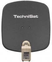 DigiDish 45 Universal-Twin-LNB Satellitenantenne grau