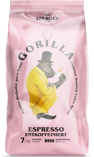 Gorilla Es. entkoffeiniert (1.000g) Kaffeebohnen