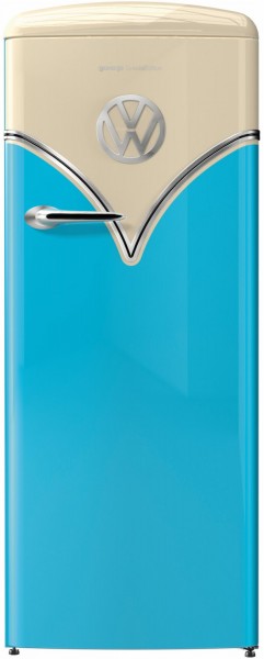 OBRB153BL Oldtimer Standkühlschrank mit Gefrierfach ocean blau